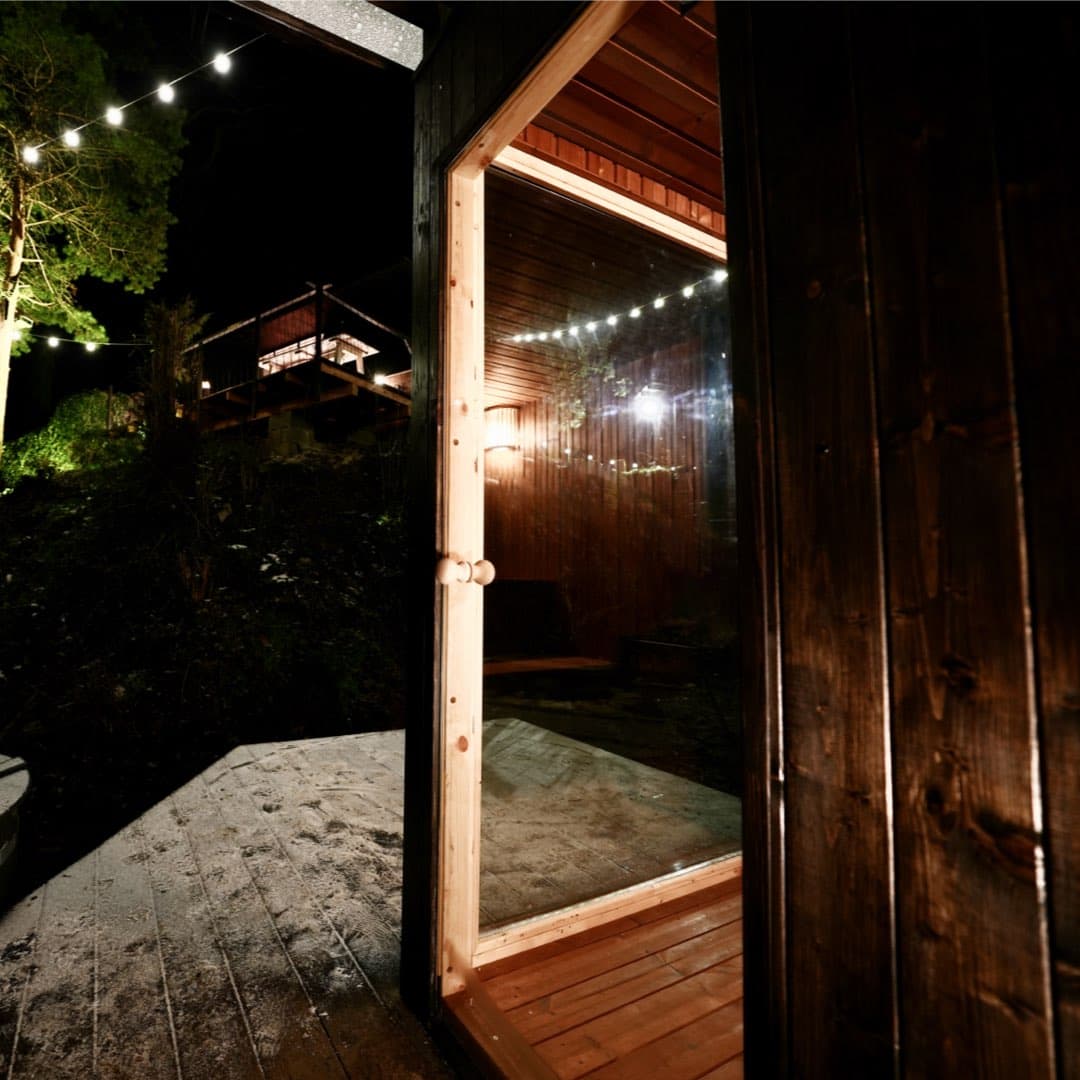 Sauna zvenku