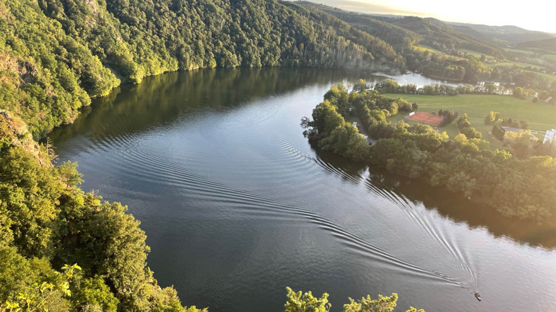 Panorama Slapské přehrady